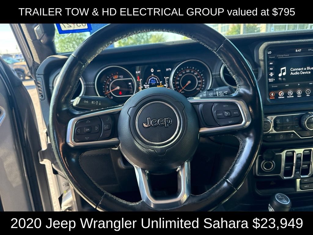 Used 2020 Jeep Wrangler Unlimited Sahara AWD/4WD image 10