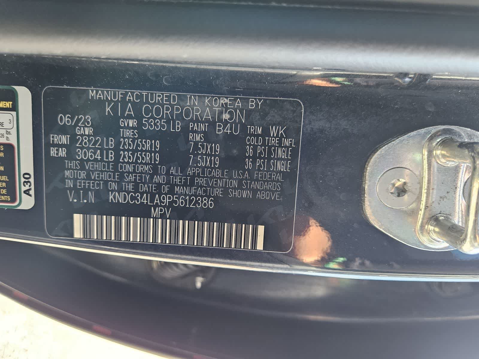 Certified 2023 Kia EV6 Wind RWD image 30