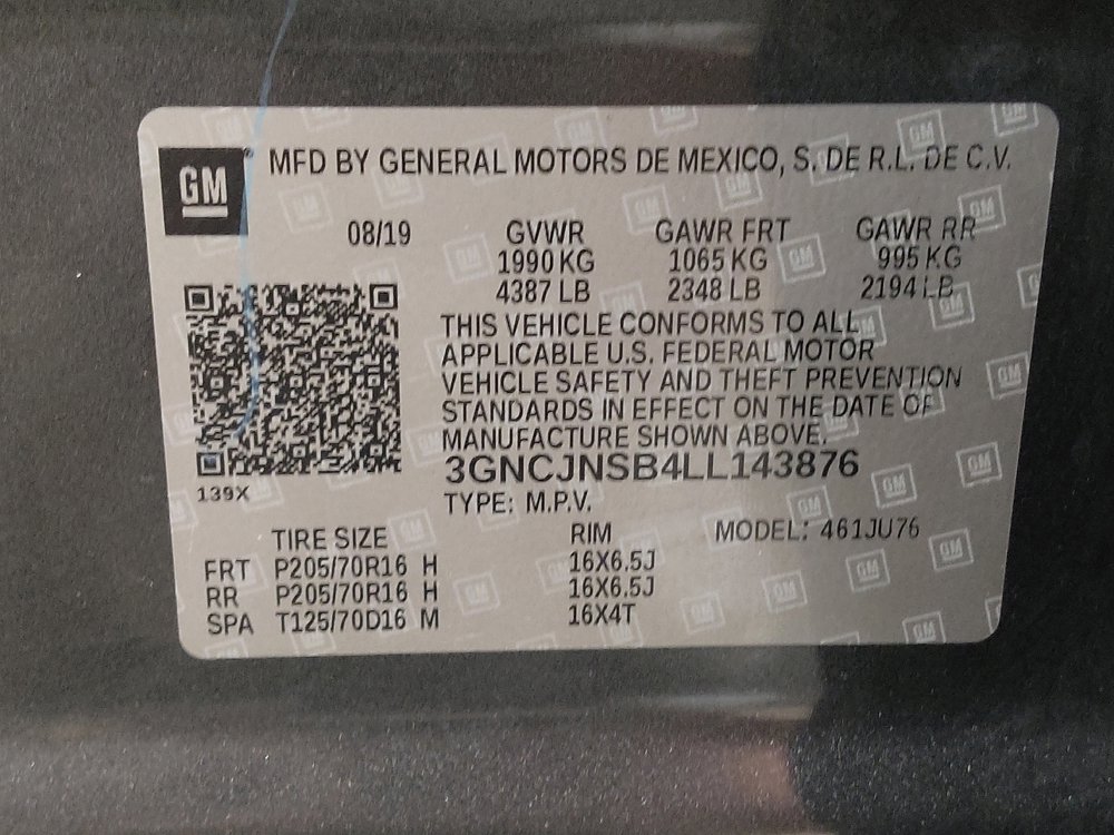 Used 2020 Chevrolet Trax LS w/ Tint and Cruise Package AWD/4WD image 33