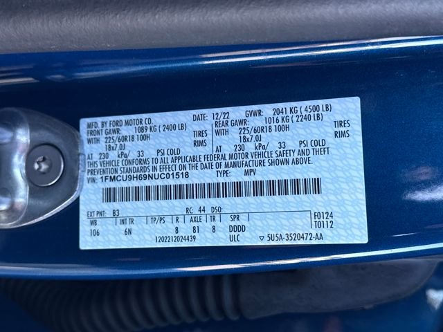 Used 2022 Ford Escape SEL image 26