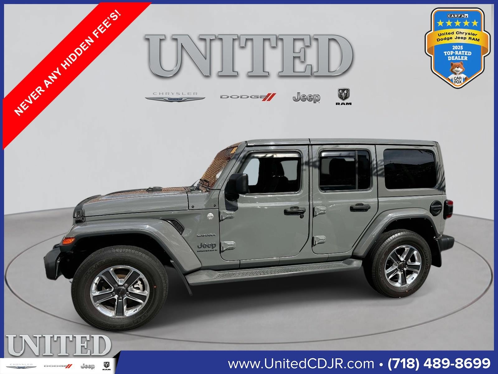 Used 2023 Jeep Wrangler Unlimited Sahara w/ LED Lighting Group AWD/4WD image 6