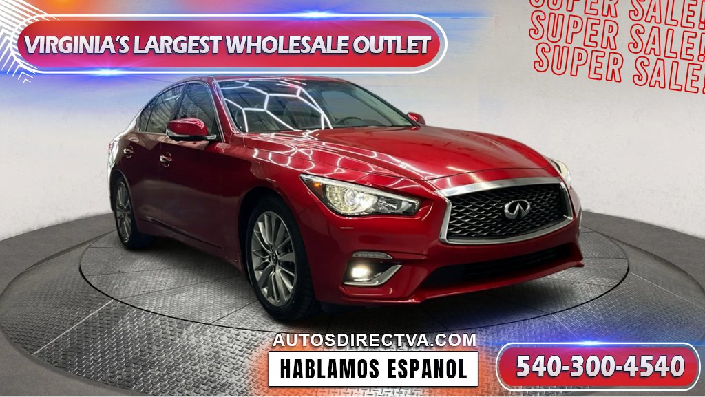 Used 2022 INFINITI Q50 Luxe w/ Cargo Package image 2