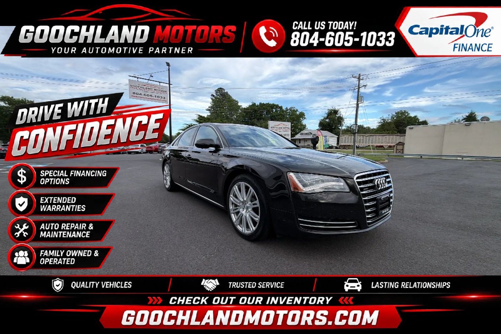 Used 2013 Audi A8 3.0T w/ Convenience Pkg AWD/4WD image 62