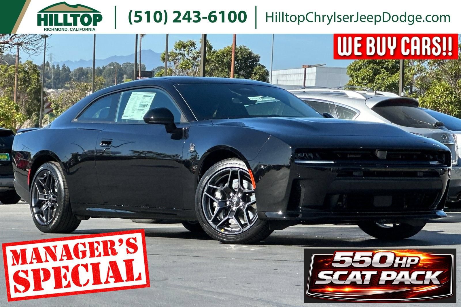 New 2026 Dodge Charger Scat Pack w/ Blacktop Package