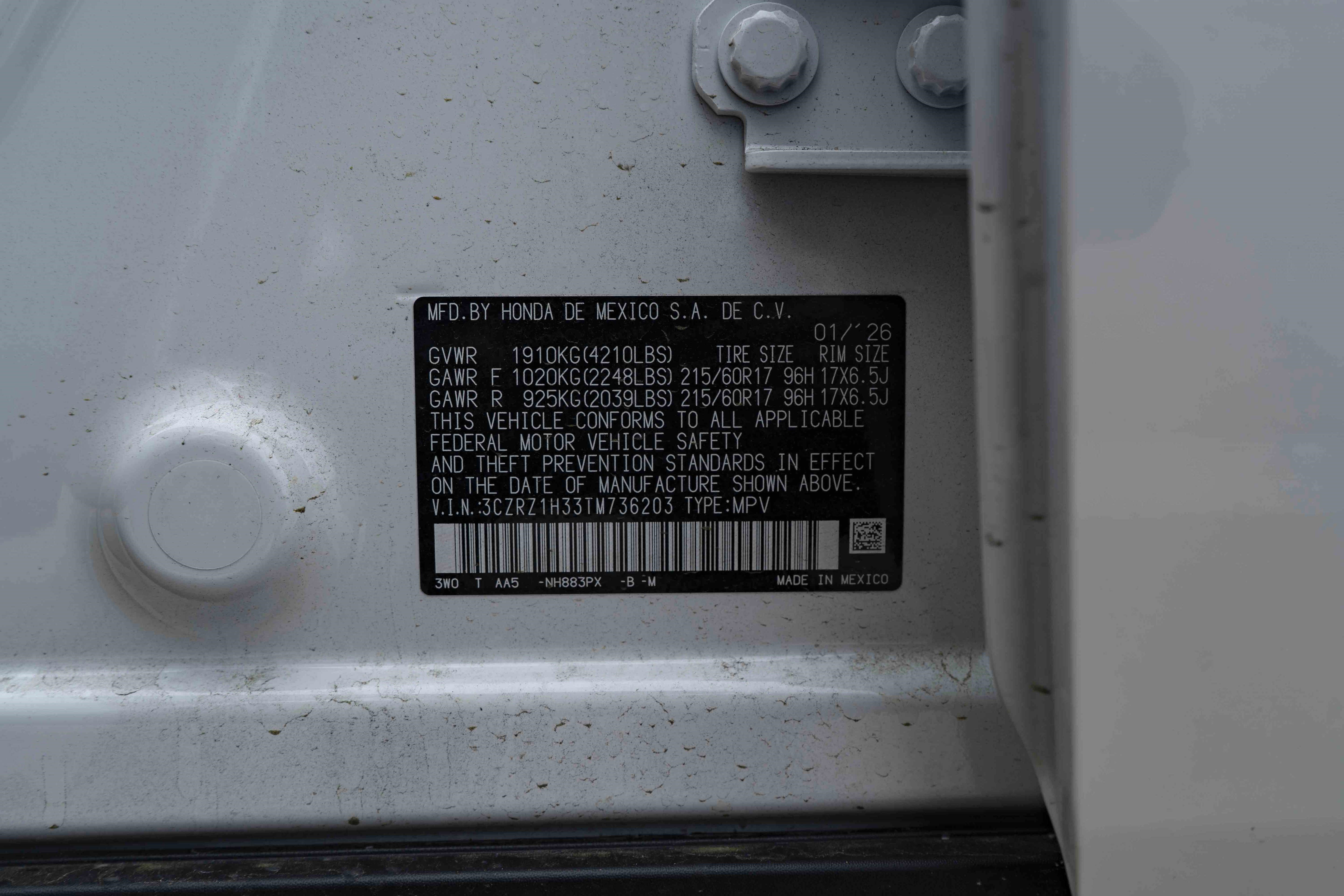 Used 2026 Honda HR-V LX image 45