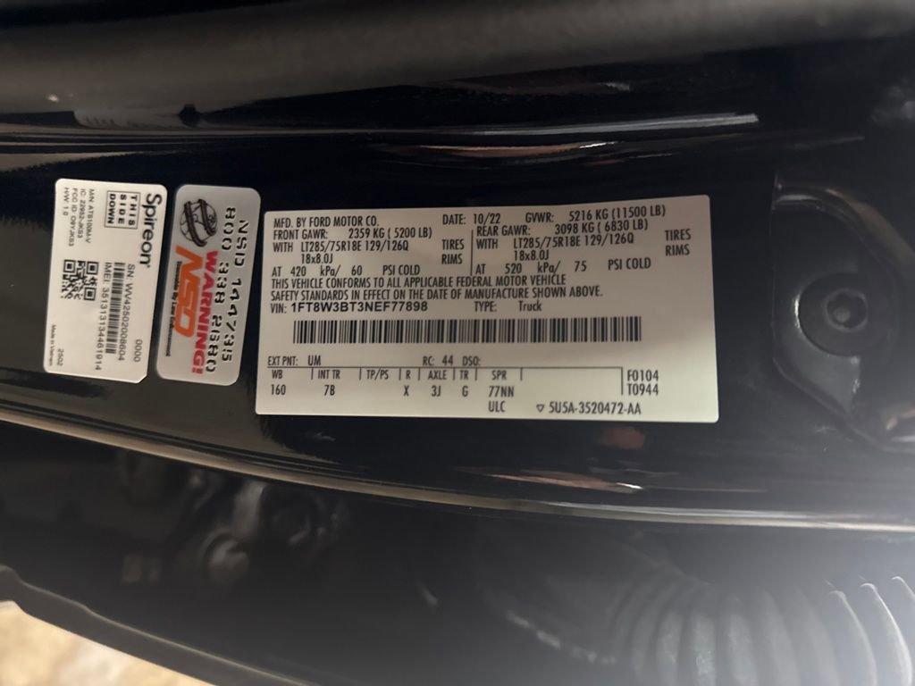 Used 2022 Ford F350 Platinum w/ Tremor Off-Road Package image 31