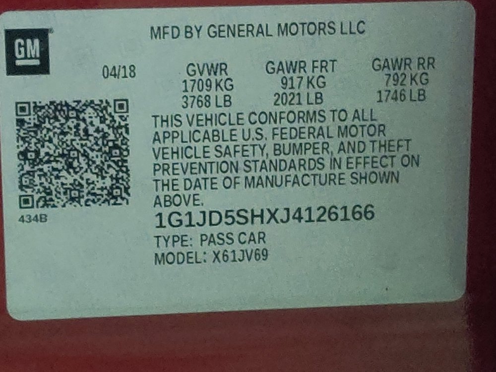 Used 2018 Chevrolet Sonic LT FWD image 33
