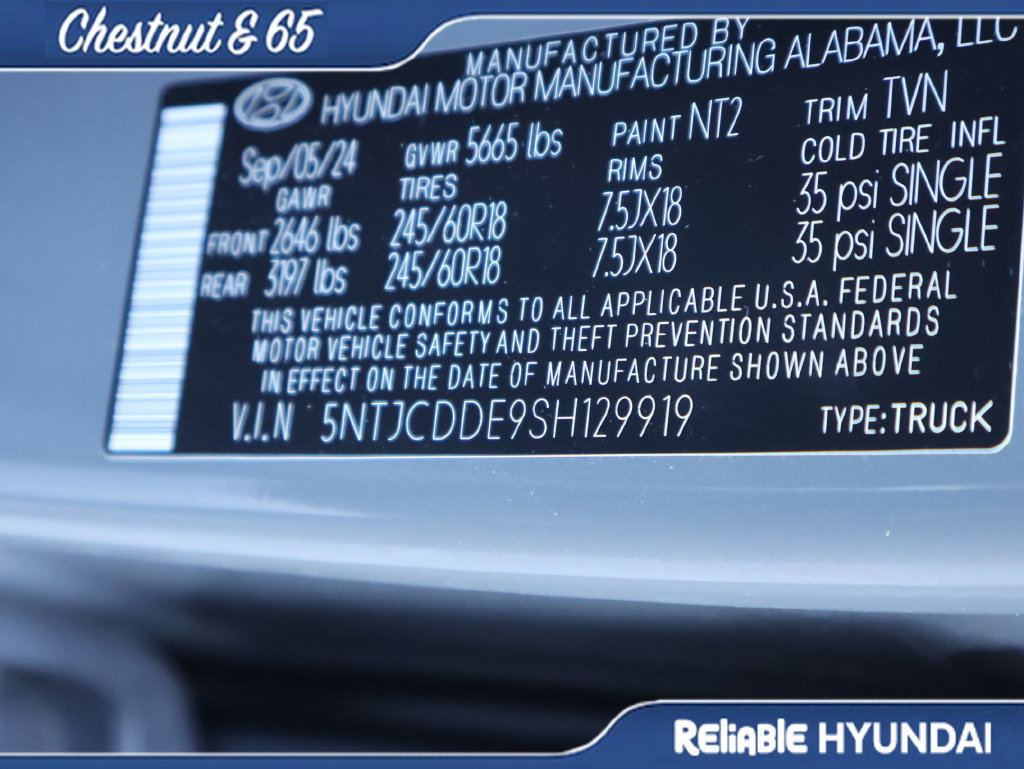 Certified 2025 Hyundai Santa Cruz SEL AWD/4WD image 42