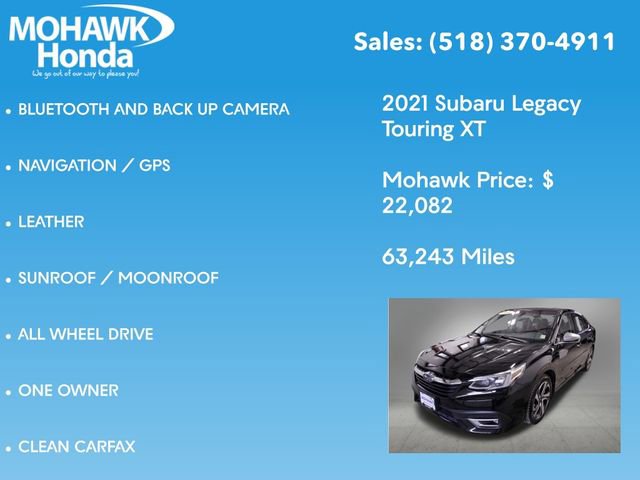 Used 2021 Subaru Legacy Touring XT image 7