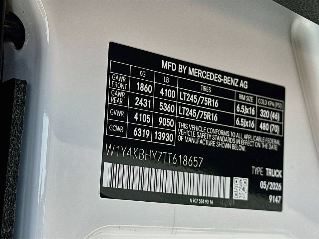 New 2026 Mercedes-Benz Sprinter 2500 image 31