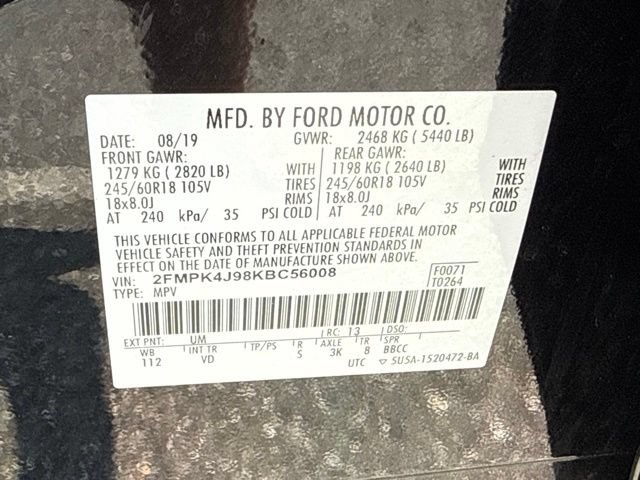 Used 2019 Ford Edge SEL w/ Equipment Group 201A AWD/4WD image 28