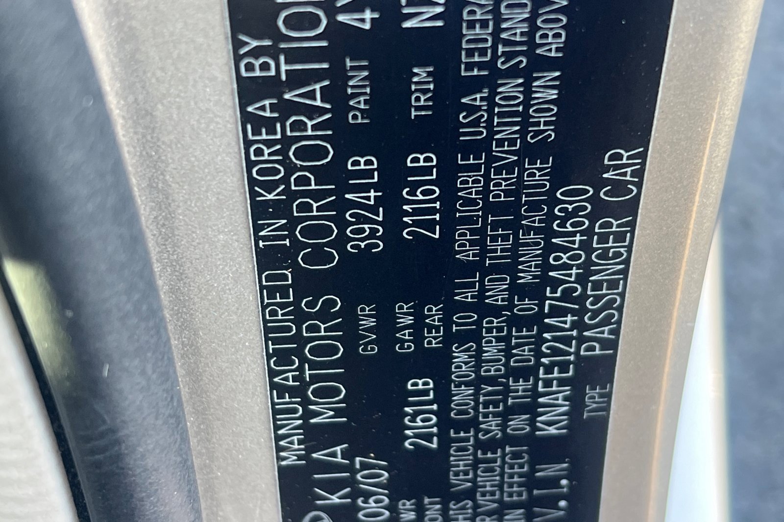 Used 2007 Kia Spectra EX image 21