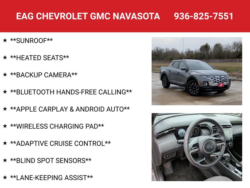 Used 2022 Hyundai Santa Cruz SEL w/ Activity Package image 4