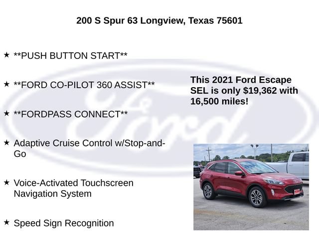 Used 2021 Ford Escape SEL FWD image 15