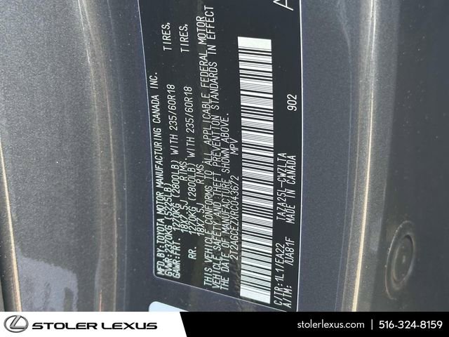 Certified 2024 Lexus NX 350 AWD w/ Cold Area Package image 16