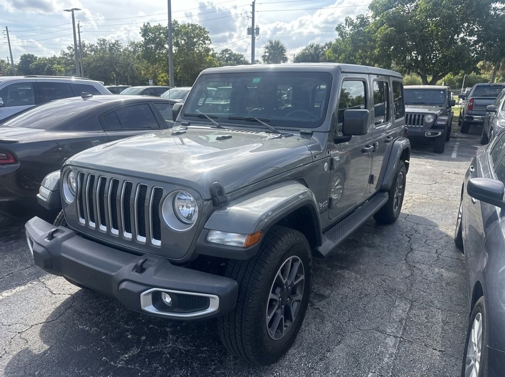 Certified 2023 Jeep Wrangler Unlimited Sahara w/ Cold Weather Group AWD/4WD image 1