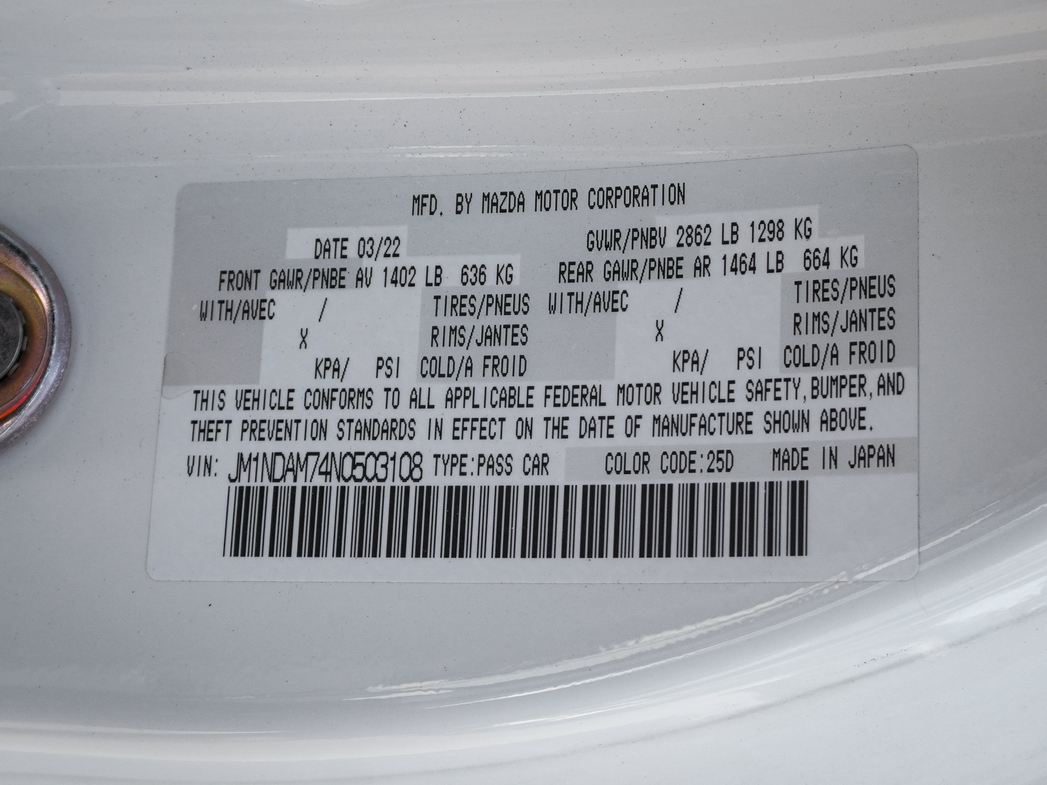 Used 2022 MAZDA MX-5 Miata RF Grand Touring RWD image 34