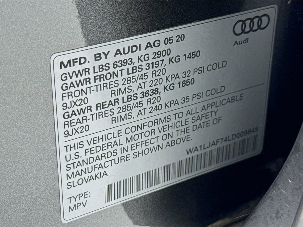 Used 2020 Audi Q7 2.0T Premium Plus w/ Premium Plus Package image 33