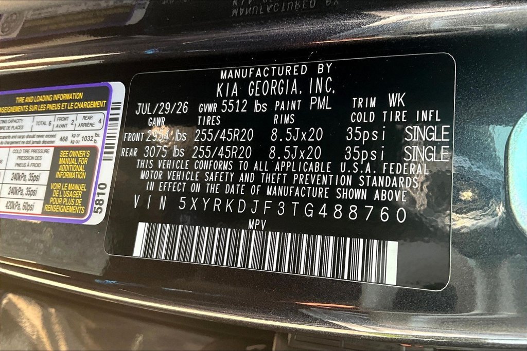 New 2026 Kia Sorento SX AWD/4WD image 8