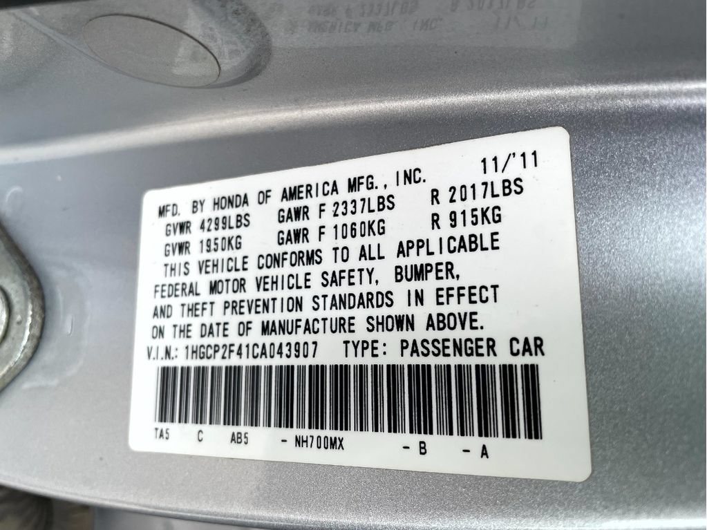 Used 2012 Honda Accord LX image 18