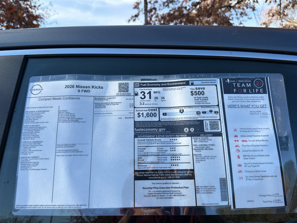 New 2026 Nissan Kicks S image 12