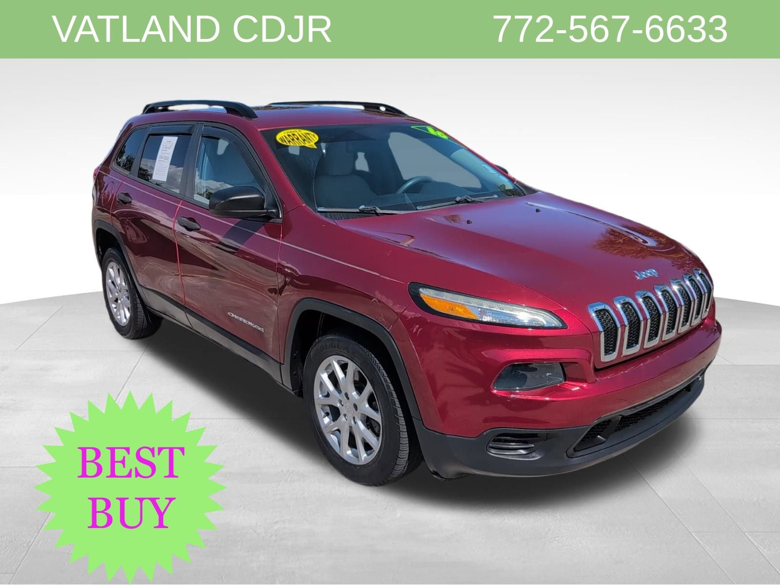 Certified 2016 Jeep Cherokee Sport w/ Trailer Tow Group
