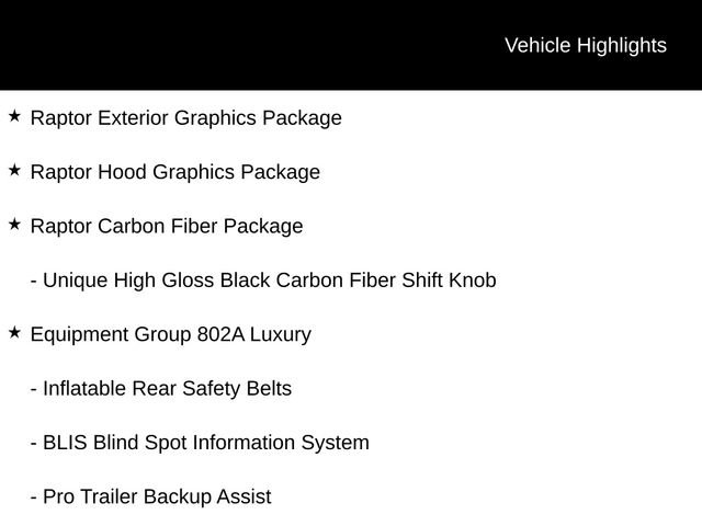 Used 2020 Ford F150 Raptor w/ Equipment Group 802A Luxury image 11