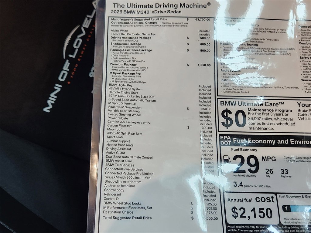 New 2026 BMW M340i xDrive image 20