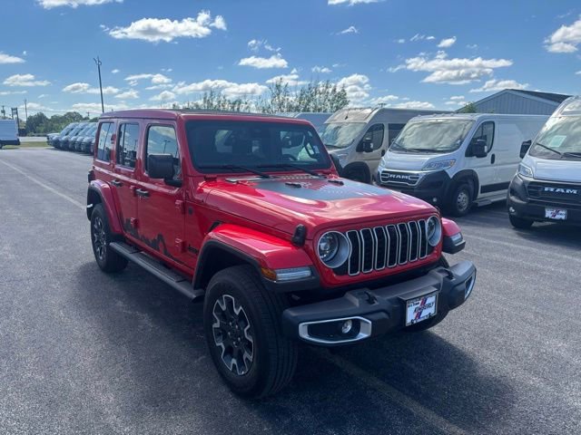 Used 2025 Jeep Wrangler Unlimited Sahara w/ Safety Group AWD/4WD image 2