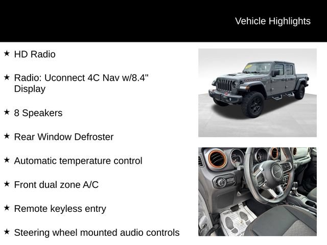 Used 2021 Jeep Gladiator Mojave AWD/4WD image 16