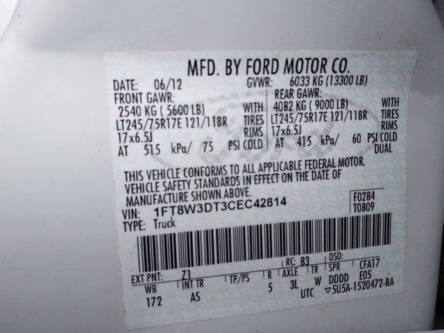 Used 2012 Ford F350 XL w/ PWR Equipment Group AWD/4WD image 24