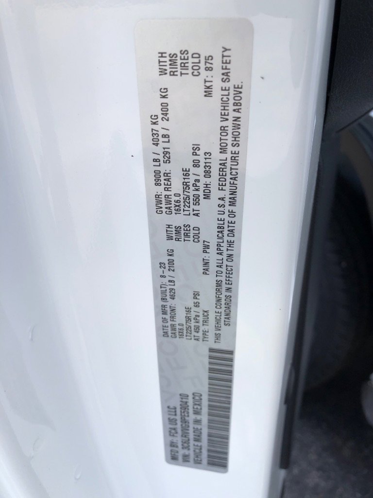 Used 2023 RAM ProMaster 2500 image 35