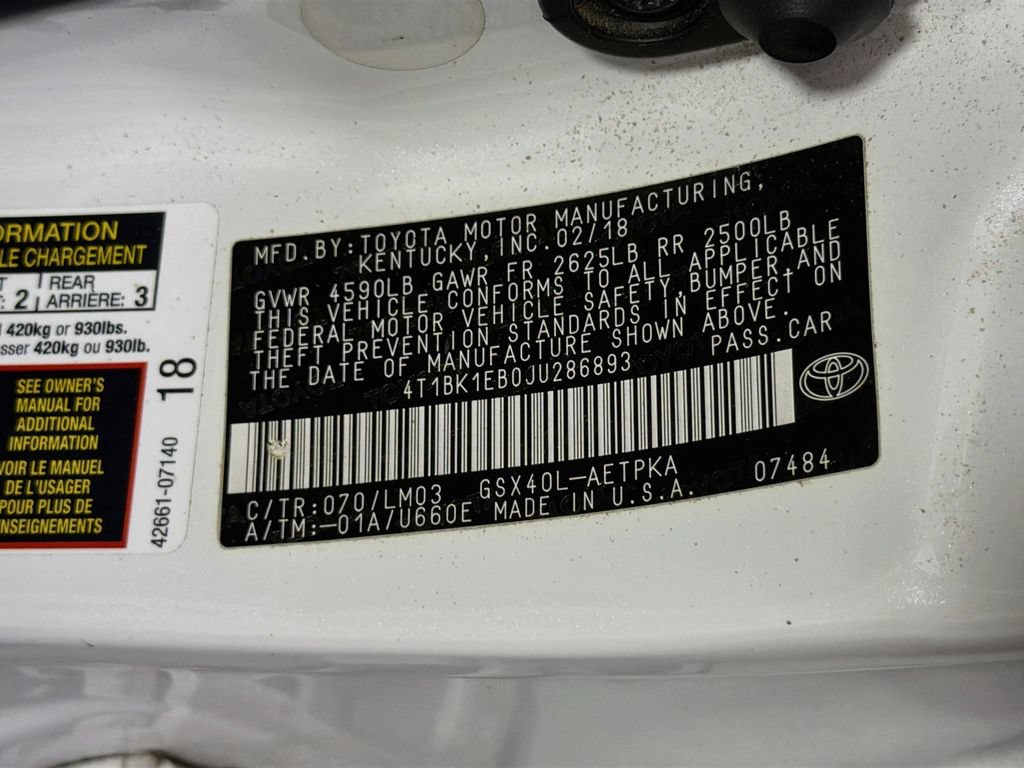 Used 2018 Toyota Avalon Limited w/ Carpet Mat Package FWD image 31