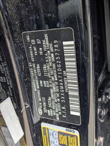 Used 2013 Kia Optima LX image 21