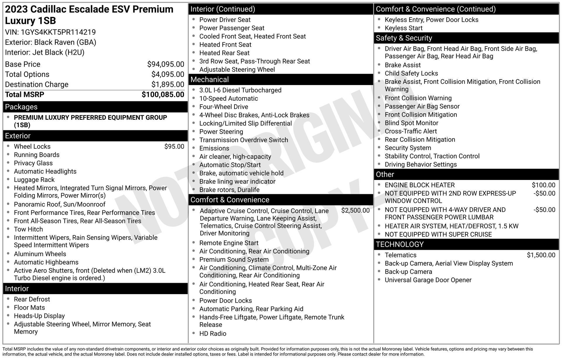 Certified 2023 Cadillac Escalade ESV Premium Luxury image 44
