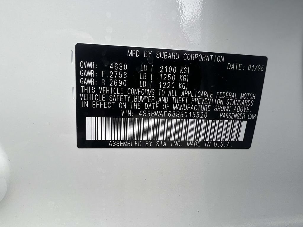 Certified 2025 Subaru Legacy Premium AWD/4WD image 15