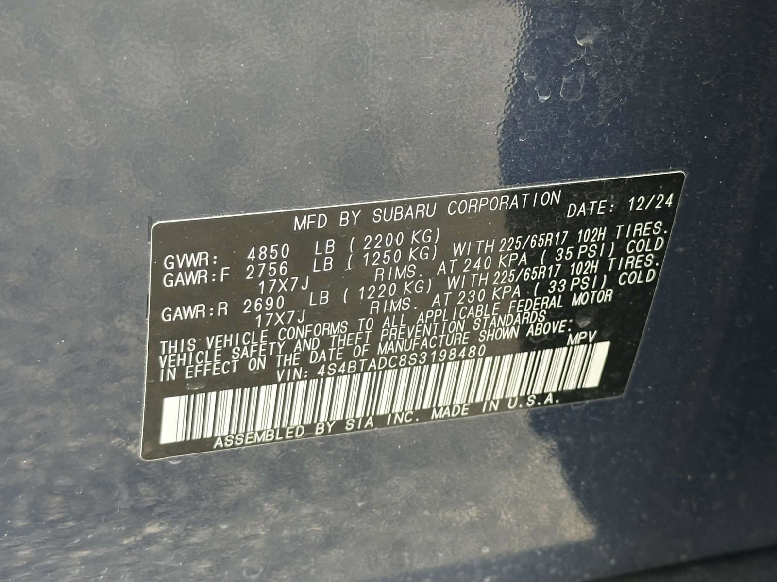 Certified 2025 Subaru Outback Premium w/ Popular Package #1A image 11