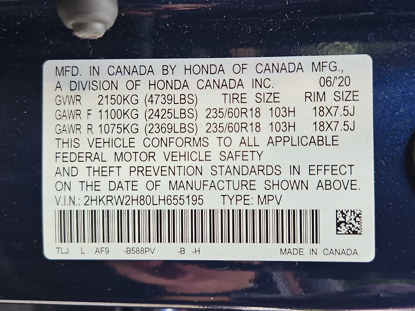Used 2020 Honda CR-V EX-L image 29
