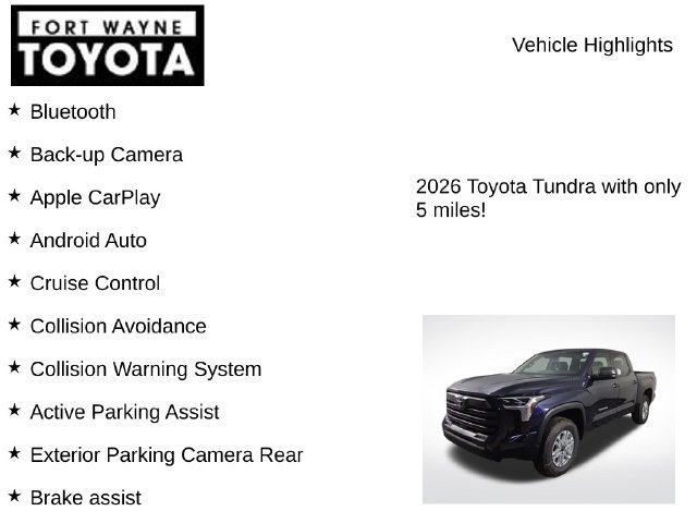 New 2026 Toyota Tundra SR5 AWD/4WD image 8