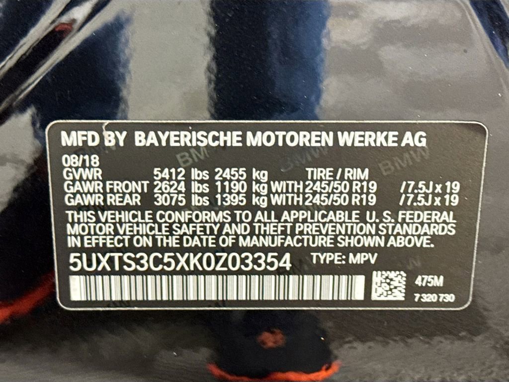 Used 2019 BMW X3 M40i w/ Premium Package AWD/4WD image 43