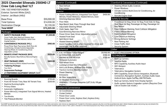 Used 2025 Chevrolet Silverado 2500 LT w/ Safety Package AWD/4WD image 6
