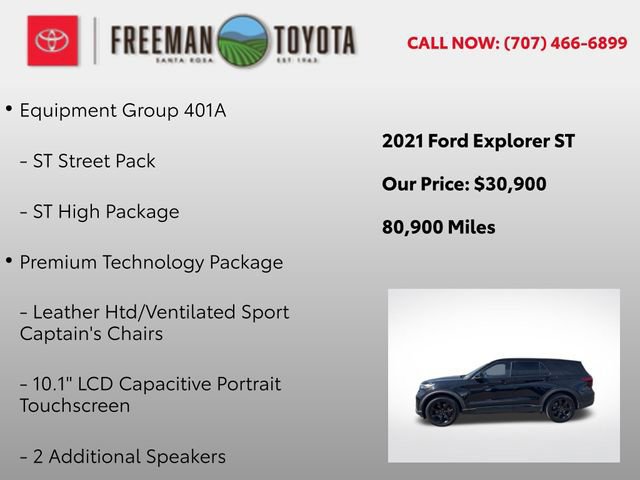 Used 2021 Ford Explorer ST w/ Equipment Group 401A image 5