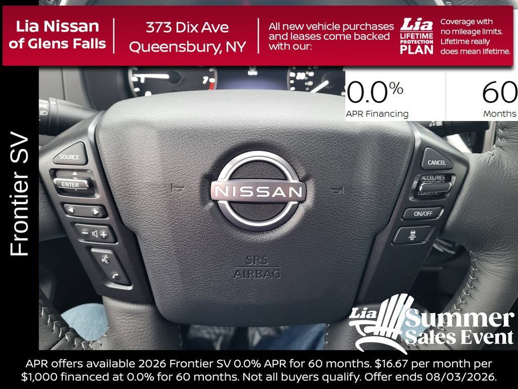New 2026 Nissan Frontier SV w/ SV Convenience Package AWD/4WD image 15