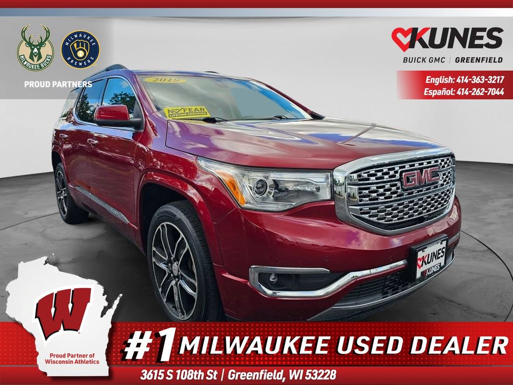 Used 2019 GMC Acadia Denali w/ Technology Package