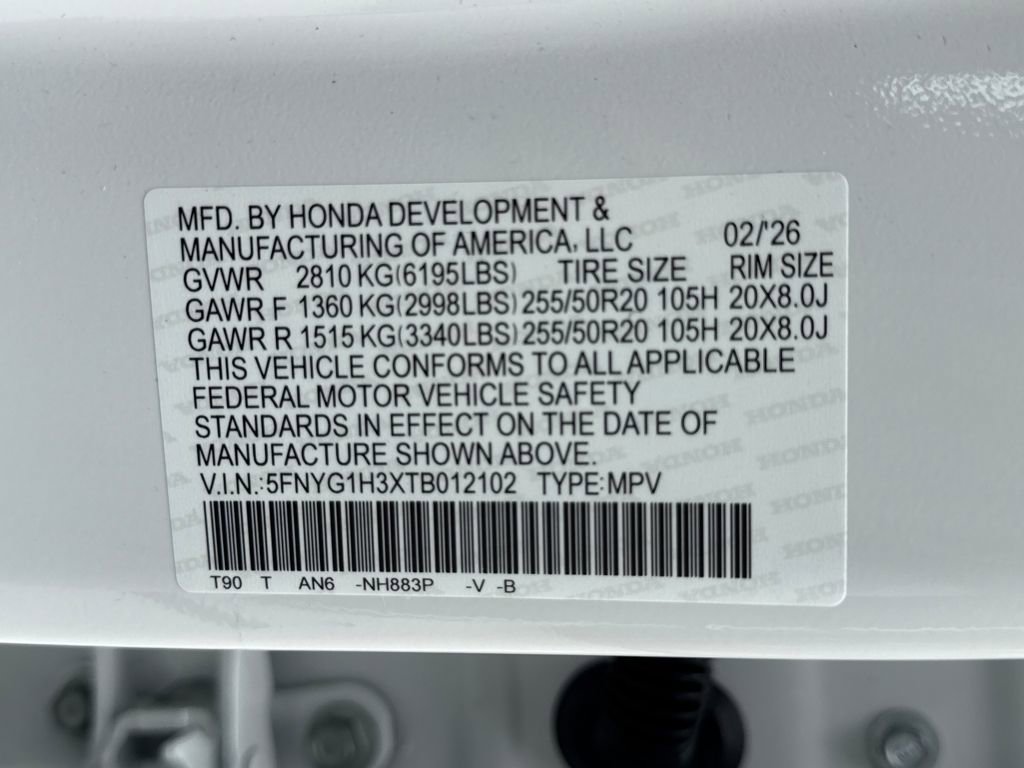 New 2026 Honda Pilot Sport image 28