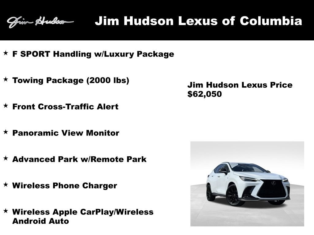 Certified 2025 Lexus NX 450h+ F Sport w/ Accessory Package (2T) AWD/4WD image 4
