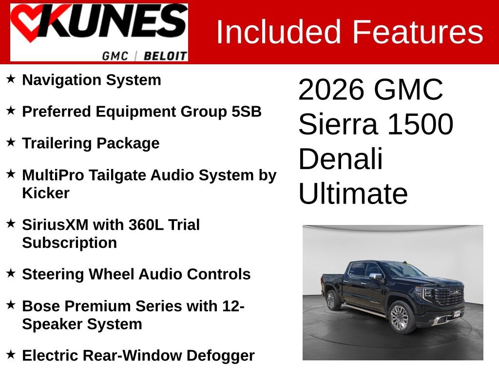 New 2026 GMC Sierra 1500 Denali Ultimate AWD/4WD image 2