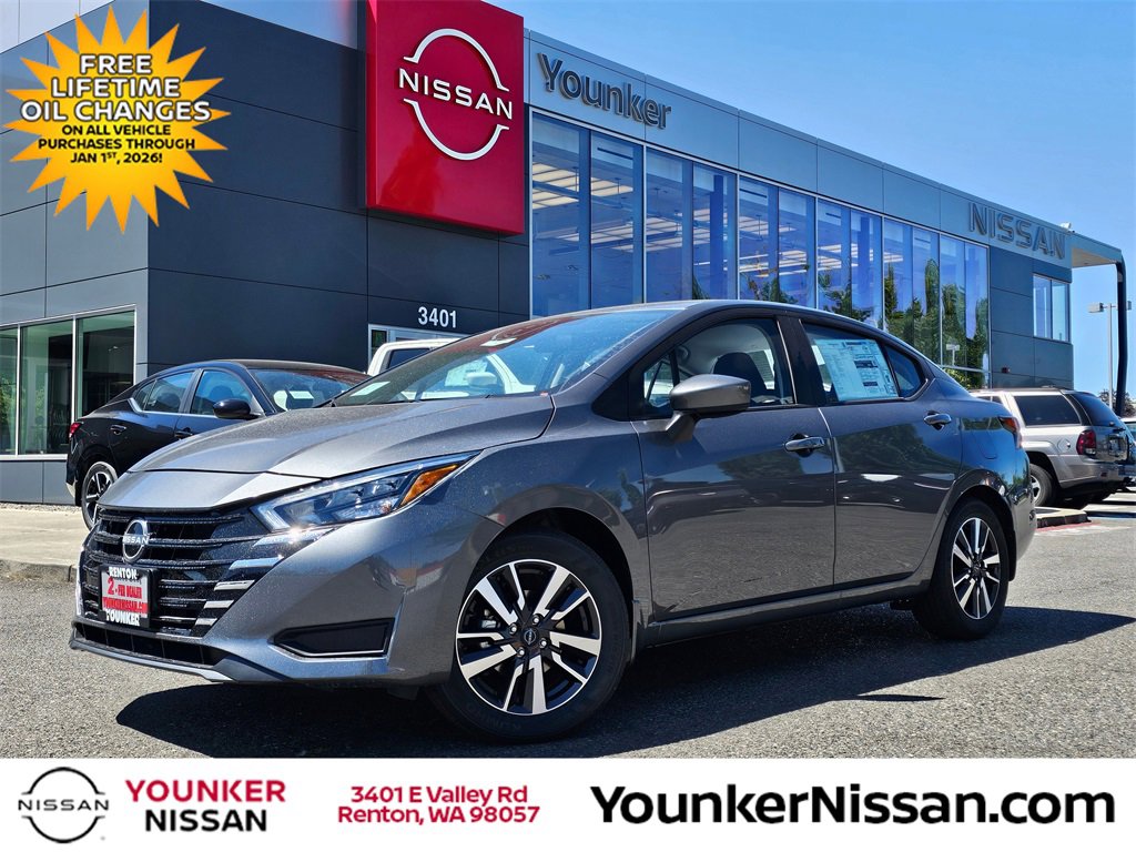 New 2025 Nissan Versa SV w/ Trunk Package