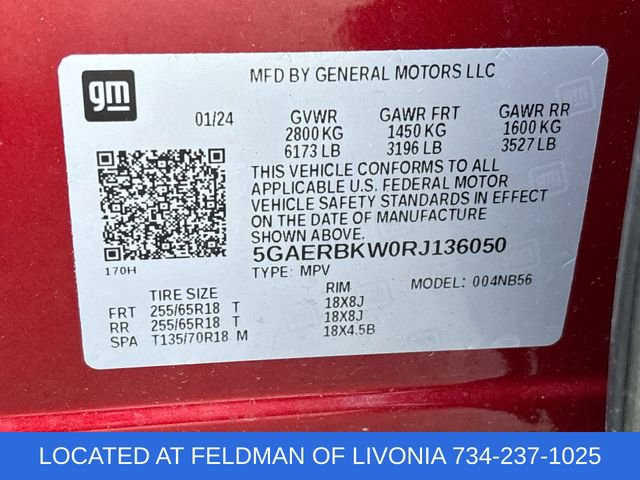 Certified 2024 Buick Enclave Essence w/ LPO, Cargo Package FWD image 32