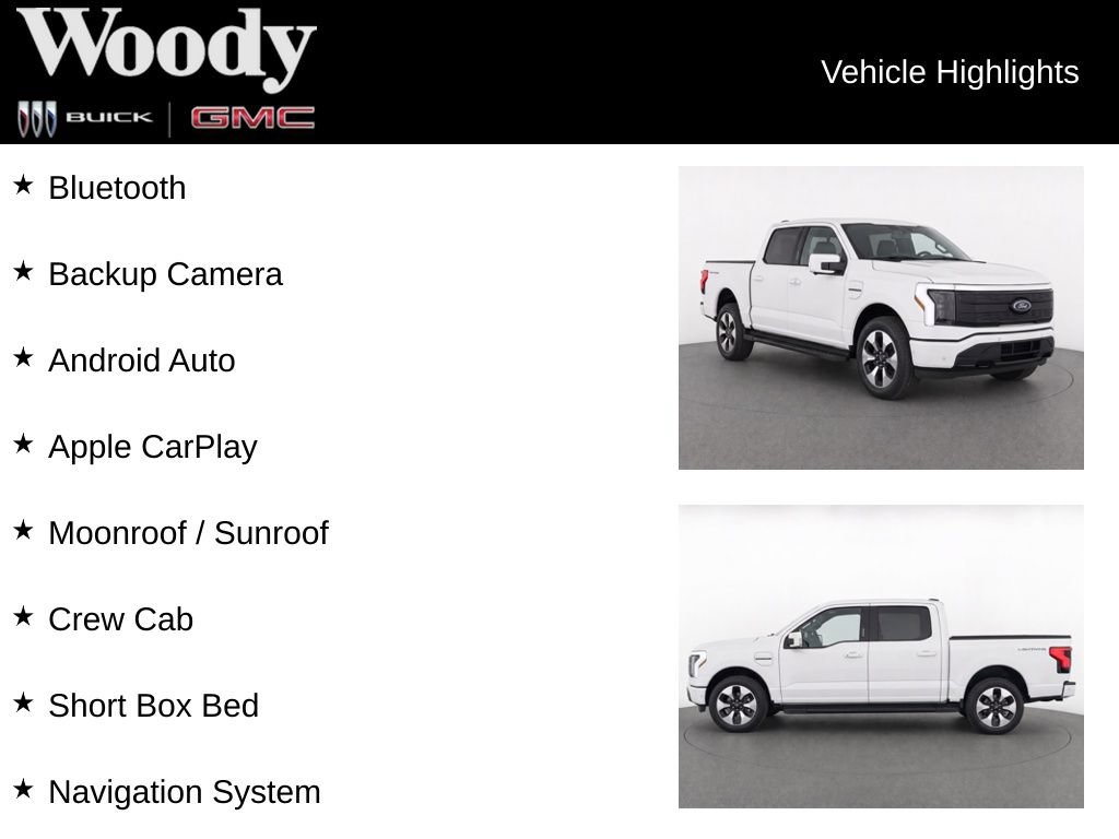 Used 2023 Ford F150 Lightning Platinum AWD/4WD image 3